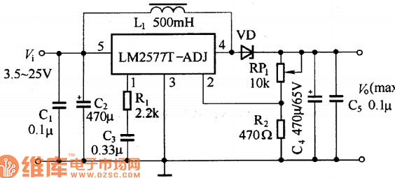 lm2575 схема включения